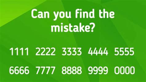Visual IQ Test: Spot the Mistake in the Picture Puzzle.